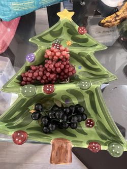 Base De Cerámica. De Navidad.