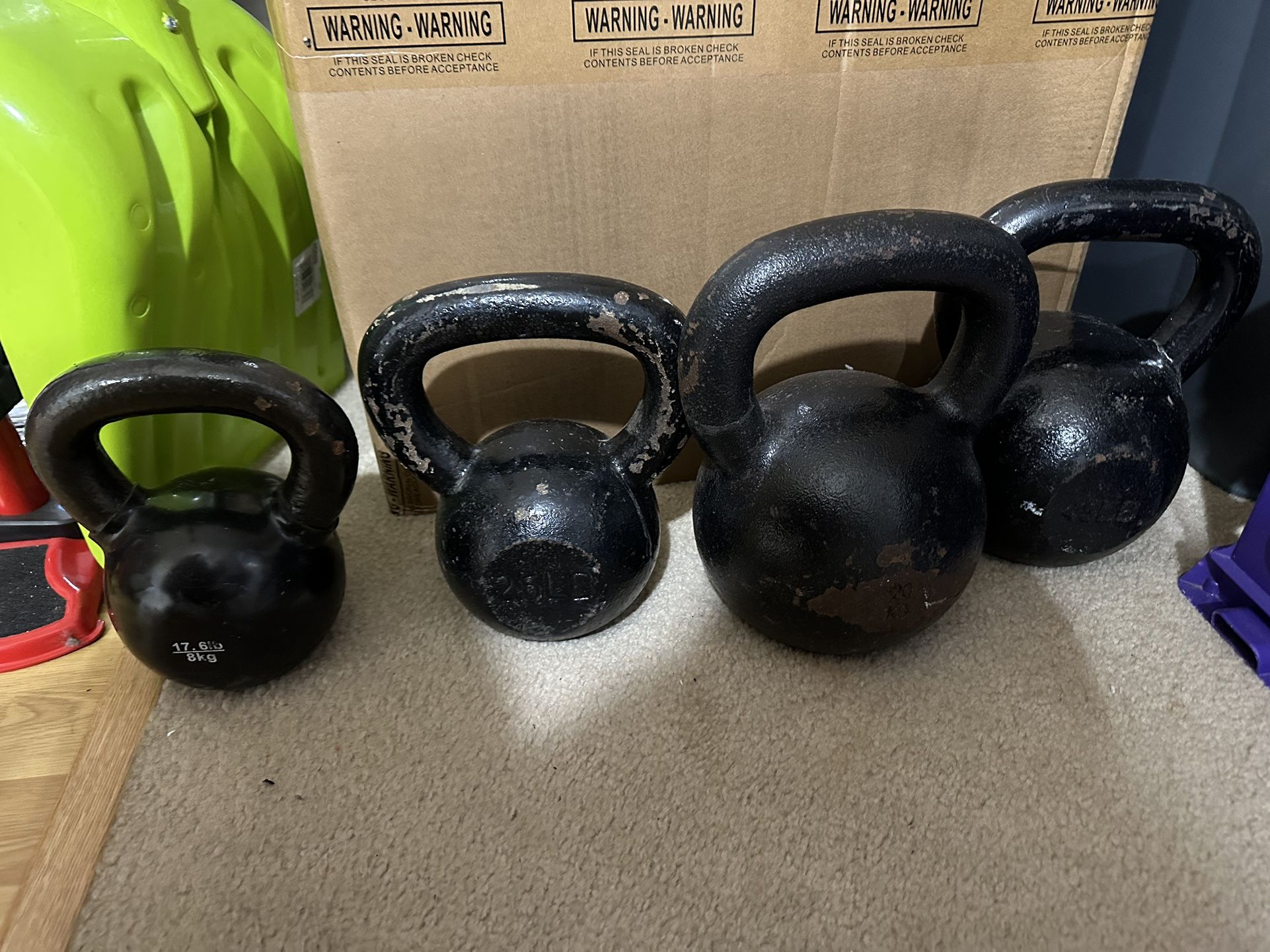 Cast Iron Kettlebells (price per kettlebell varies)