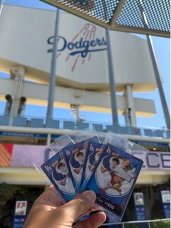Dodgers One Piece Card and Hat