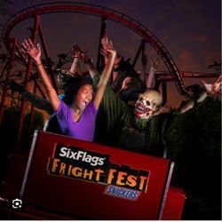 Six Flags Fright Fest. VALID ANYDAY