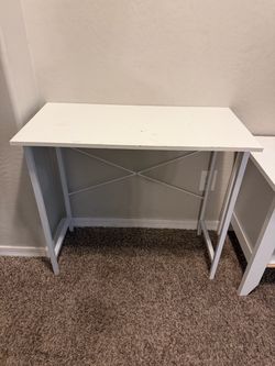 White kids desk