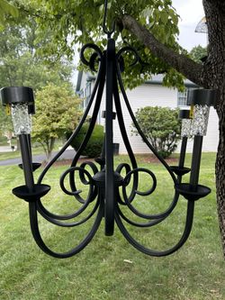Classy Outdoor Solar Chandeliers