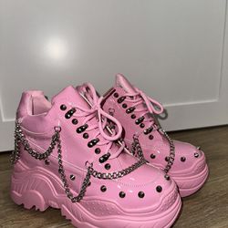Patent pink Space Candy Chain Sneakers🍭