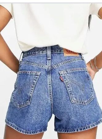 NWT Levi’s Women High Waisted Mom Shorts Jeans 20W Plus Size