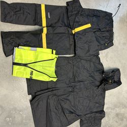 Rain Gear Top And Bottom Jacket Waterproof Flood Gear