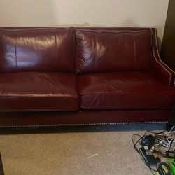 Italian Leather Couch