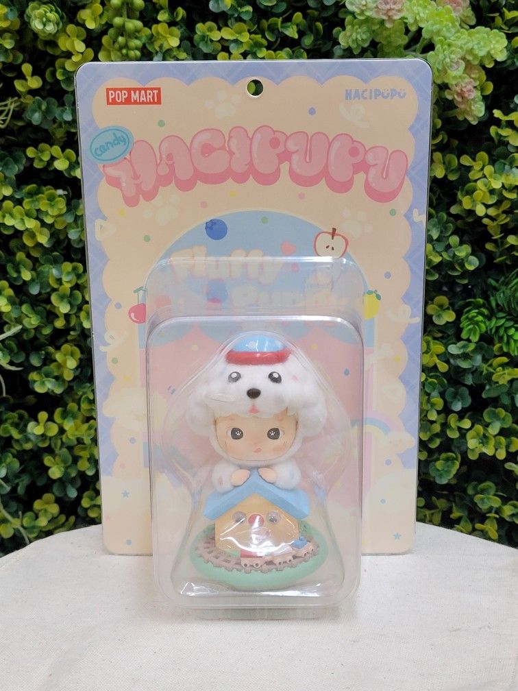 POP MART HACIPUPU Fluffy Puppy Figure Brand New