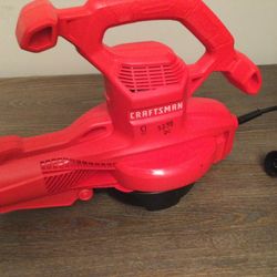 LARGE CRAFTSMAN POWERFUL 260 MPH CORDED HAND HELD LEAF BLOWER…