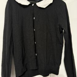 Hot Topic LG Black Cardigan w/ Collar