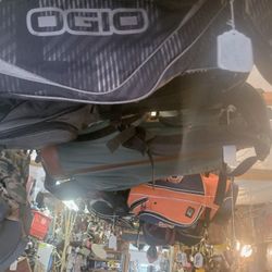 Golf stand bags.