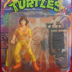 playmates Teenage Mutant Ninja Turtles April O'Neil Action Figure 1991 