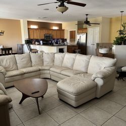 Italian Leather Sectional