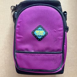 VTG Sport Zone Camera Carrying Case Purple Padded For Camera. Comes W/ No Strap