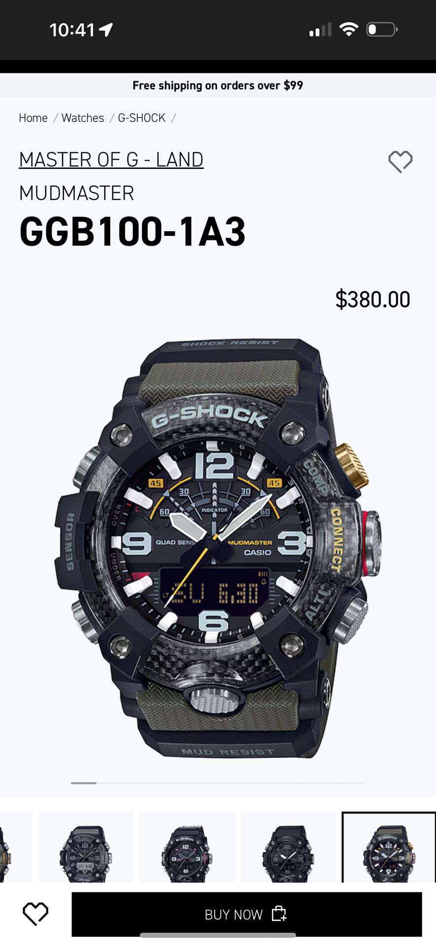 G-Shock Mudmaster GGB100
