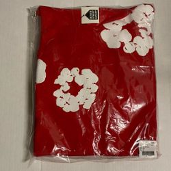 Red Denim Tears Hoodie M