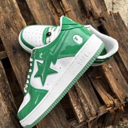 BAPE STA white And Green 