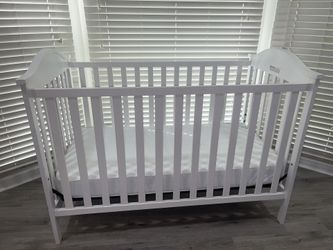 Baby Crib With Mattress