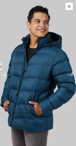 32 Degrees MEN'S MICROLUX HEAVY POLY-FILL PUFFER JACKET

