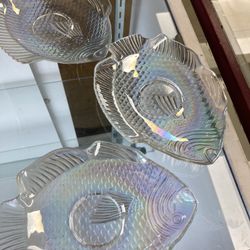 Three fish plates