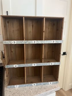 Pending Wall cubby shelf $30