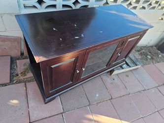 tv stand and misc item