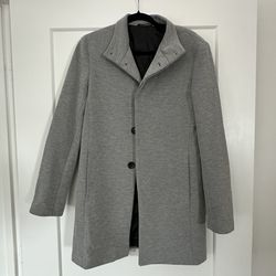 Zara Men’s Gray Trench Coat