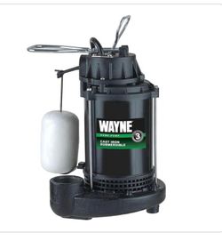 Wayne 1/2 HP Cast Iron Submersible Sump Pump with Vertical Float Switch
