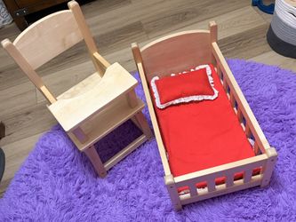Wooden Baby Doll Furniture