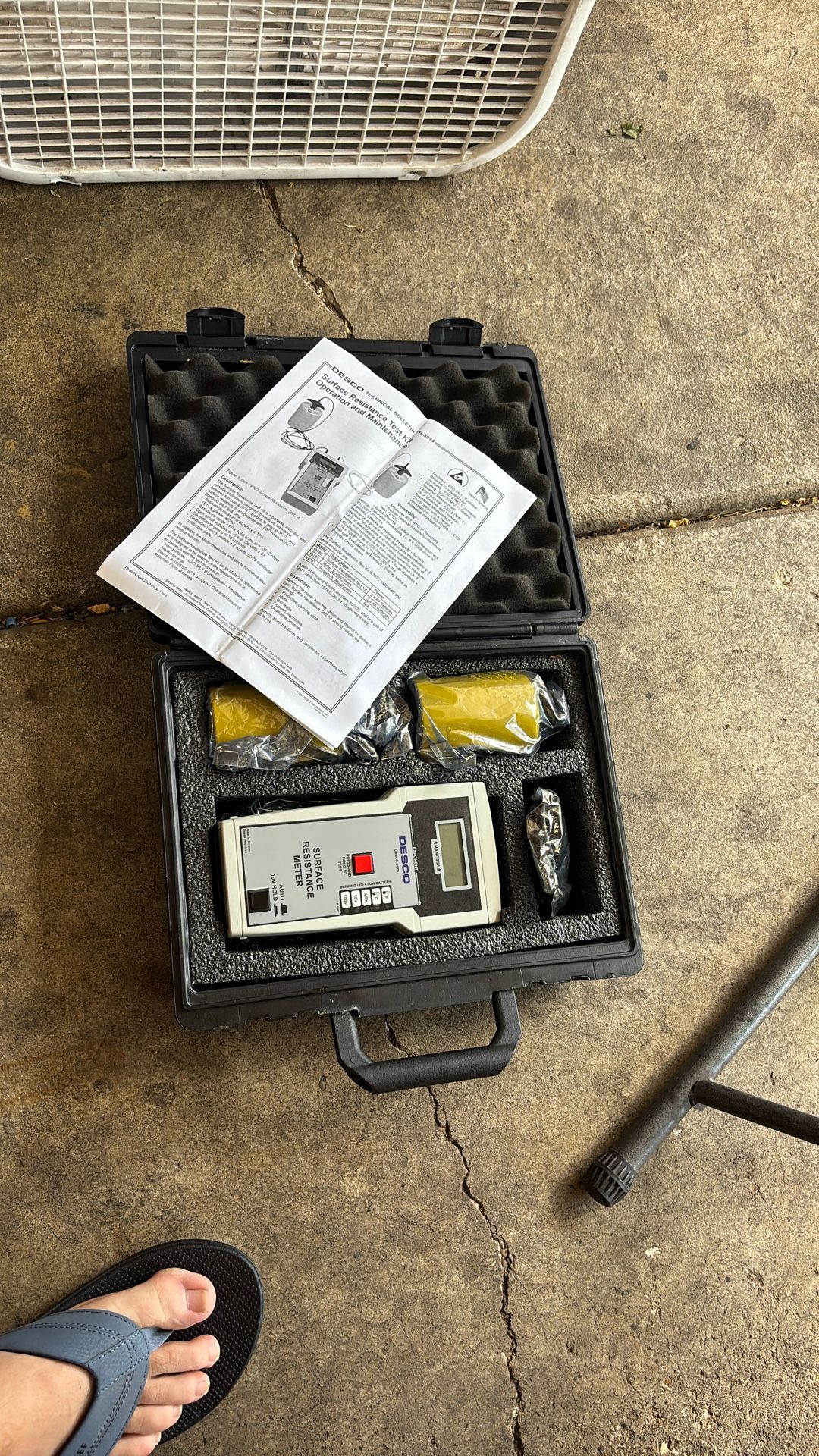 Desco surface Resistance Test Kit