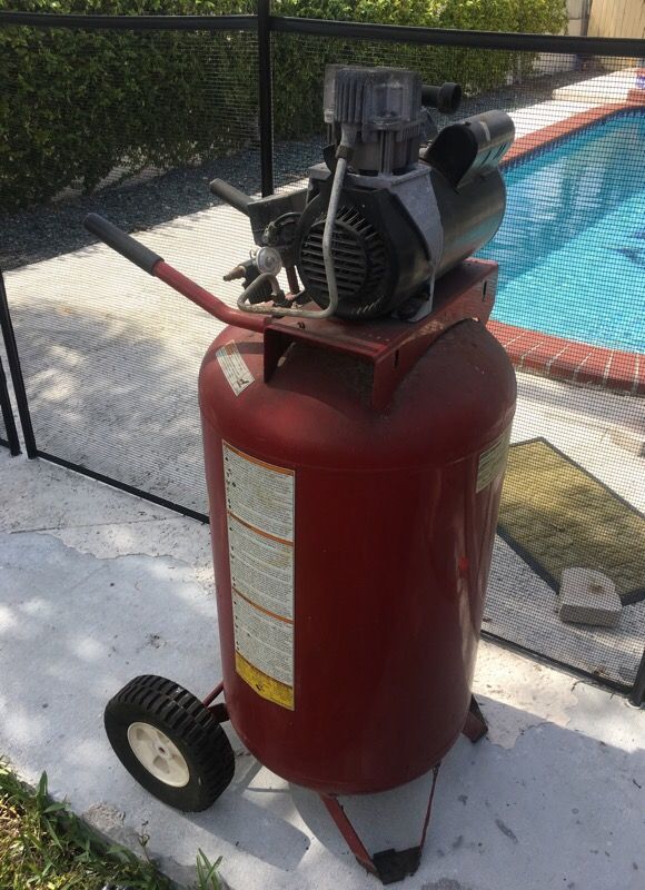 Coleman PowerMate air compressor 33 gallons