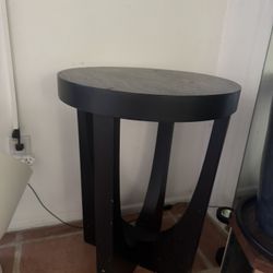 2 Black Side Tables