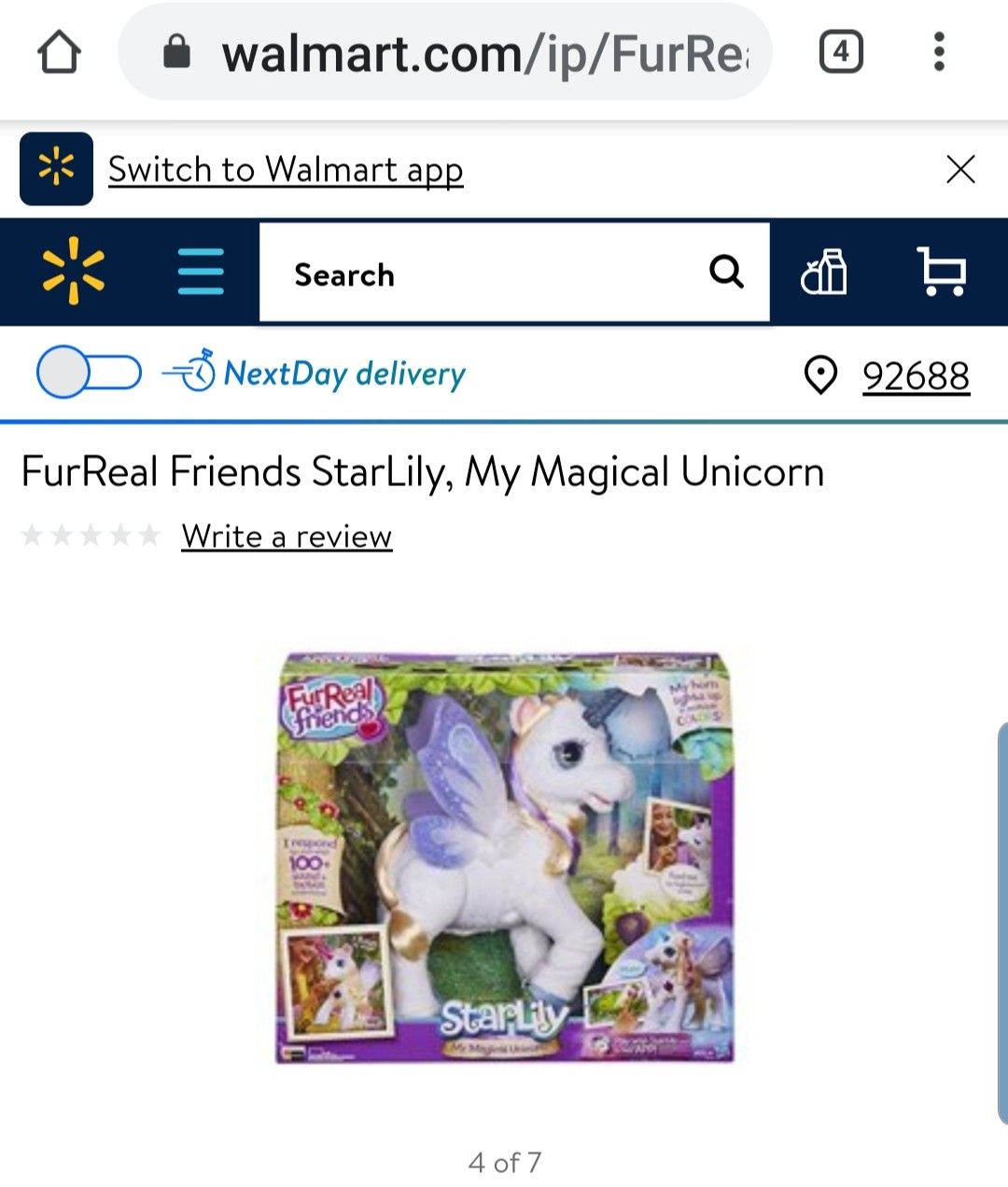 FurReal Friends Starlily, My magical unicorn