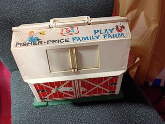 Vintage Fisher-Price Farmhouse With Animals