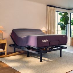 Queen Size Purple Adjustable Base