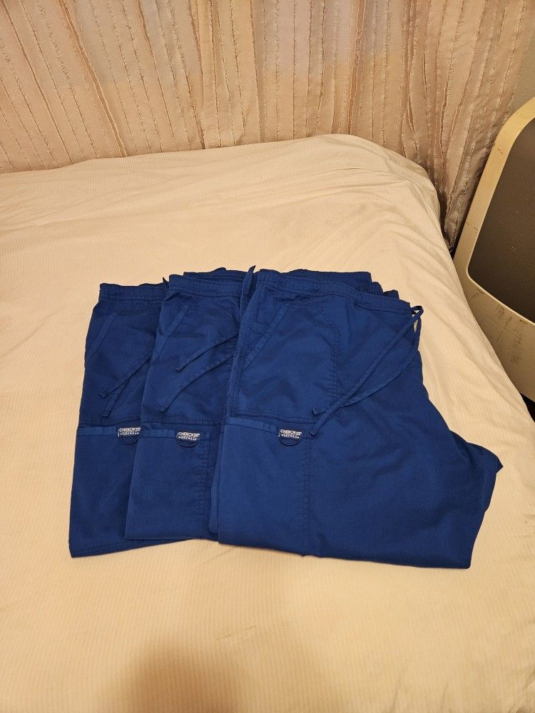 Blue Scrub Pants