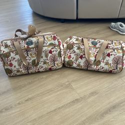 Pink Lining Forest Animal Travel Bags – Set of 2 