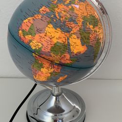 WORLD GLOBE NIGHT LIGHT LAMP