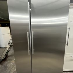 Built In Miele Column 18” Freezer 36” Fridge Set 