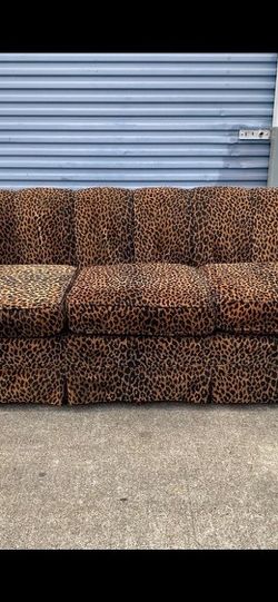 Chettah Print Sofa