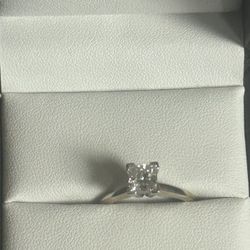 Solitaire Diamond Engagement Ring