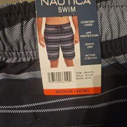 Mens Nautica swim trunks