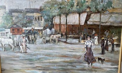 Painting Real Hand Painted LE CHAMP