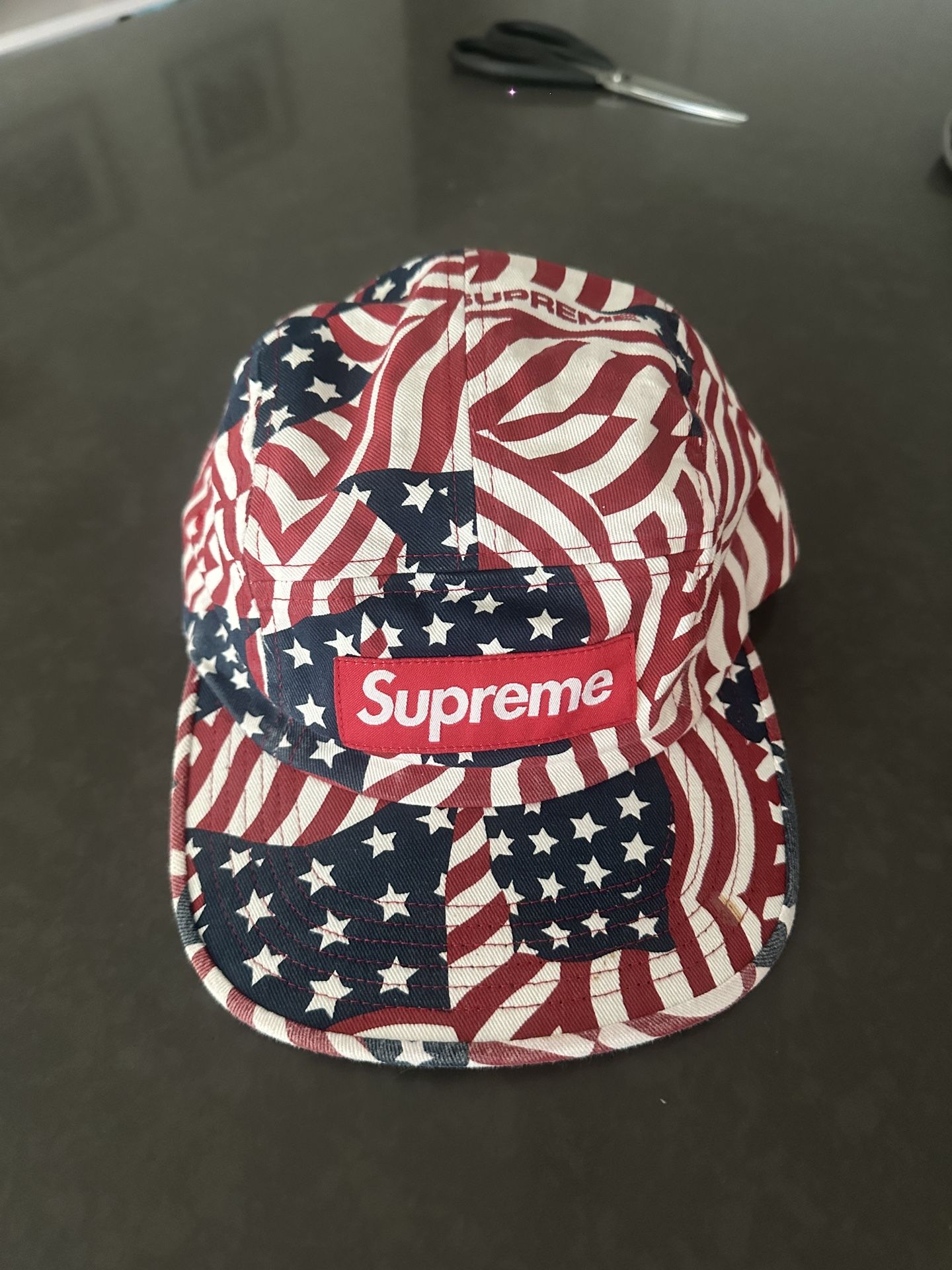 Supreme Washed Chino Twill Camp Hat - Flag - SS20
