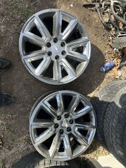 2 22 6 Lug Rims Chevy