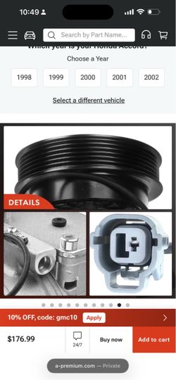 XiaGeng 1(contact info removed) Honda Accord New A/C Compressor