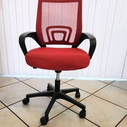 Red Modern Ergonomic Mid Back Mesh Task Office Chair

 