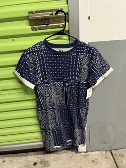 Blue bandanna girls Dress