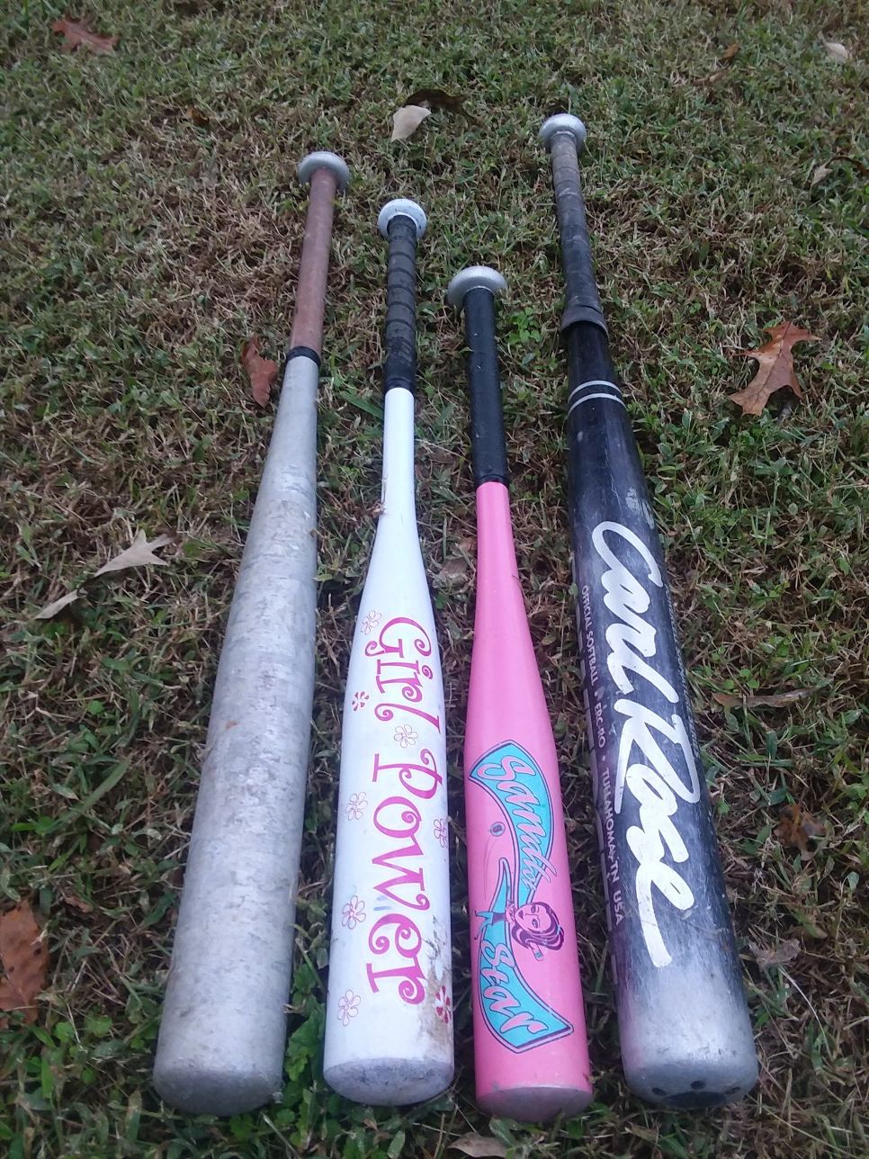 Baseball bats (4)