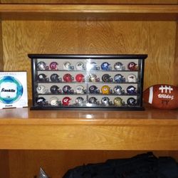 Mini Helmet Display Case Cabinet 