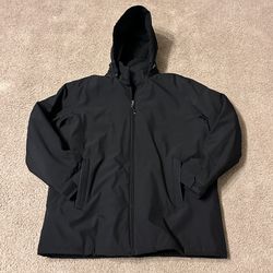 Weatherproof Ultra Tech jacket coat with fleece bib removable hood Men's XXL
